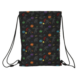 Backpack with Strings The Avengers Super heroes Black (26 x 34 x 1 cm)