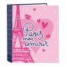 Ring binder Safta Paris Pink Navy Blue A4 27 x 33 x 6 cm