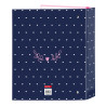 Ring binder Safta Paris Pink Navy Blue A4 27 x 33 x 6 cm