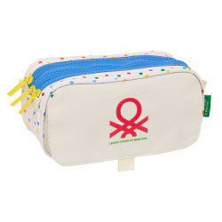 Triple Carry-all Benetton Topitos White (21,5 x 10 x 8 cm)