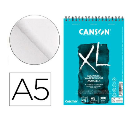 Drawing Pad Canson C400082843 White 20 Sheets (20 Units)