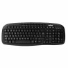 Keyboard Nilox NXKBE000001 Spanish Qwerty Black