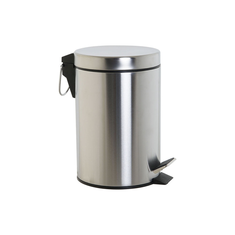 Pedal bin DKD Home Decor Silver 3 L