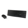 Keyboard and Mouse Esperanza EK137 Qwerty US White