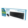 Keyboard and Mouse Esperanza EK137 Qwerty US White