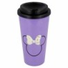 Glass with Lid Minnie Mouse 01049 (520 ml)