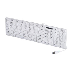 Keyboard Activejet Klawiatura USB K-3066SW White QWERTY