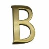 Letter EDM B Polished brass (10 cm)