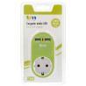 Wall Plug with 2 USB Ports TM Electron Green