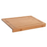 Cutting board DKD Home Decor Natural Bamboo Rectangular 33 x 24 x 3 cm