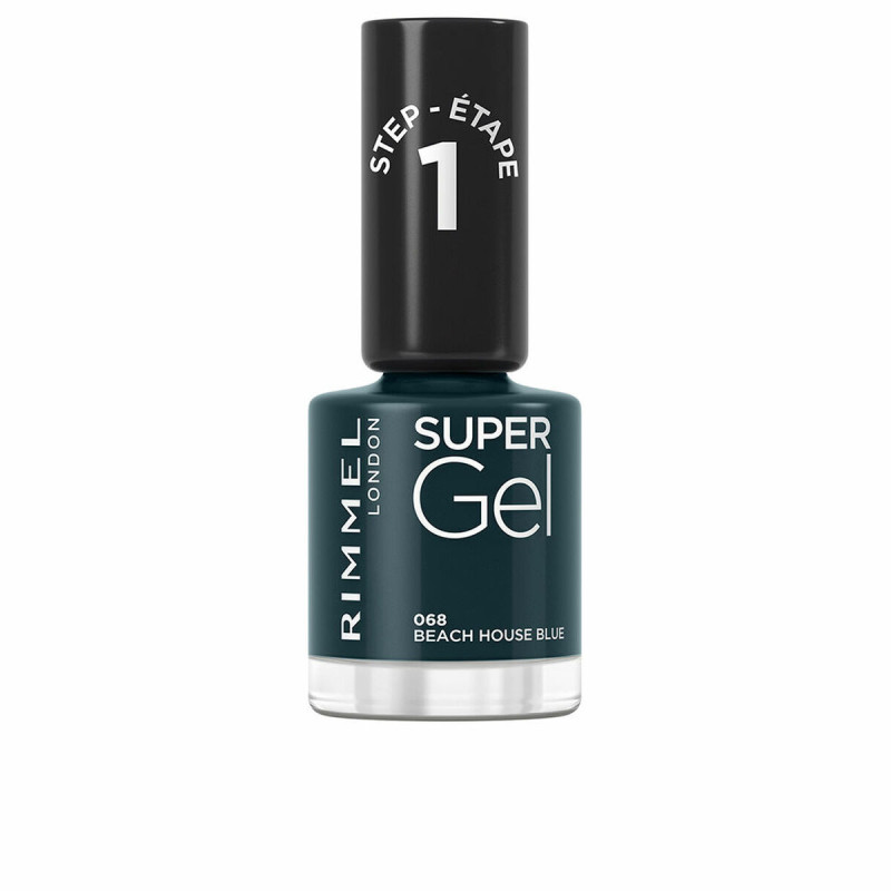 nail polish Rimmel London Super Gel Nº 068 Beach house blue 12 ml