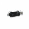 Card Reader approx! FLTLFL0083 APPC33 Micro SD/SD/MMC Micro USB 480 Mbps 32 GB Black