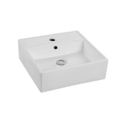 Washbasin Oceanic Lenã Ceramic Squared 46,5 x 46,5 x 16 cm