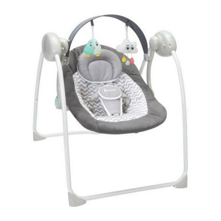 Rocking Chair Badabulle Comfort Swing White Grey