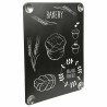 Board Securit With Suction Cups 35,6 x 27,1 cm Crystal