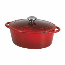 Saucepan Sitram Rojo/Blanco Enamelled Steel Ø 36 cm 9 L