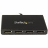 USB Hub Startech MSTDP124DP Black