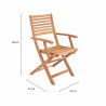 Garden chair 57,5 x 56 x 90 cm (2 Units)