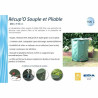 Rainbarrel kit EDA Foldable Flexible Ø 80 x 98 cm 500 L