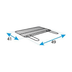 Charcoal Barbecue with Stand Imex el Zorro Black Metal 50 x 40 x 75 cm