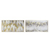 Painting DKD Home Decor Abstract 120 x 3 x 60 cm Modern (2 Units)