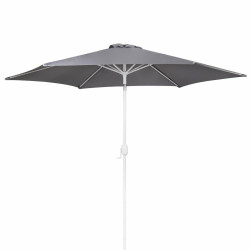 Sunshade Thais 350 cm Grey Aluminium