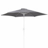 Sunshade Thais 350 cm Grey Aluminium