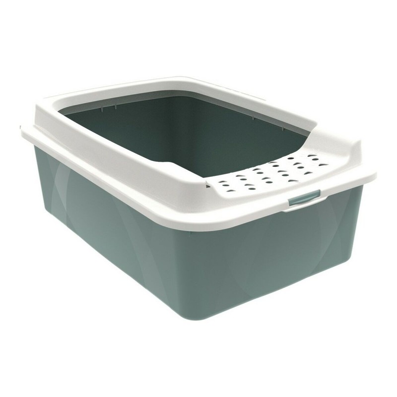 Cat Litter Box Rotho My Pet Bonnie Eco 56 x 17 x 40 cm White/Green