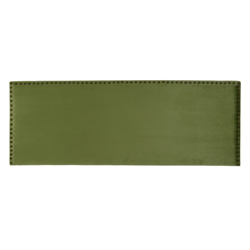 Headboard 160 x 6 x 60 cm Synthetic Fabric Green