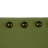 Headboard 160 x 6 x 60 cm Synthetic Fabric Green