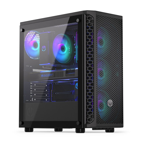 ATX/mATX Semi-tower Box Endorfy Signum 300 ARGB Black Multi