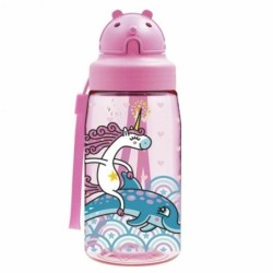 Water bottle Laken OBY Jumping Pink (0,45 L)