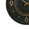 Wall Clock Green Golden Iron 55 x 8,5 x 55 cm