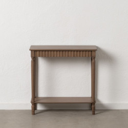 Console Brown Pine MDF Wood 71 x 30 x 71 cm