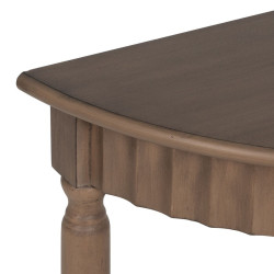 Console Brown Pine MDF Wood 71 x 30 x 71 cm