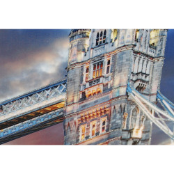 Canvas DKD Home Decor 90 x 2,5 x 60 cm 90 x 2.5 x 60 cm London Loft (2 Units)