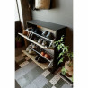 Shoe Rack NO NAME Leona 74 x 25 x 88 cm Black