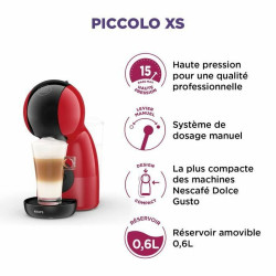 Capsule Coffee Machine Krups Red 600 ml