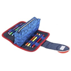 School Case Marvel Blue (22 x 12 x 7 cm)