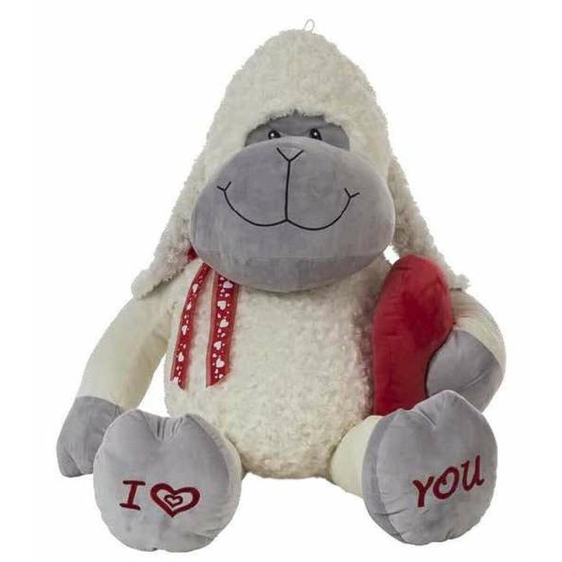 Fluffy toy Amour 38 cm Heart Ship