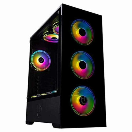 Micro ATX/ATX Midtower Case Hiditec Z20 ARGB RGB LED Black