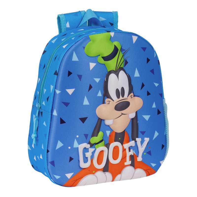 3D Child bag Clásicos Disney Goofy Blue 27 x 33 x 10 cm