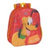 3D Child bag Clásicos Disney Pluto Orange 27 x 33 x 10 cm