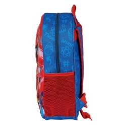 3D School Bag Spider-Man Red Navy Blue 27 x 33 x 10 cm