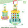 Shopping cart Colorbaby My Home Toy 12 Pieces 15 x 10 x 6 cm 8 Units