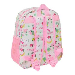 3D Child bag Hello Kitty Green Pink 27 x 33 x 10 cm