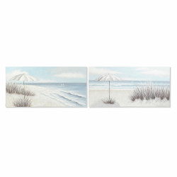 Painting DKD Home Decor 140 x 3 x 70 cm Mediterranean (2 Units)