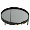 Set of 2 small tables DKD Home Decor Black Golden 30 x 40 cm 38 x 38 x 59 cm