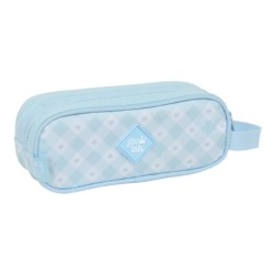 Double Carry-all Glow Lab Cisnes Light Blue 21 x 8 x 6 cm