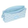 Triple Carry-all Glow Lab Cisnes Light Blue 22 x 12 x 3 cm